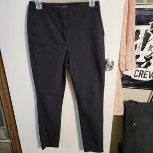 ZARA WOMANS CLASSIC BLACK TROUSERS DRESS PANTS SZ 6